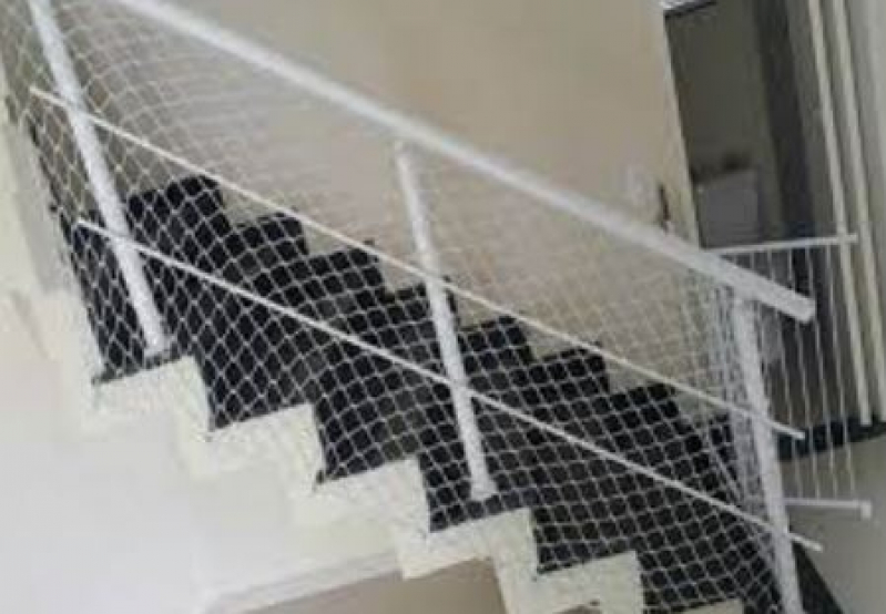 Valor de Rede de Proteção para Escada Paulista - Rede de Proteção para Janelas de Apartamento Pequeno